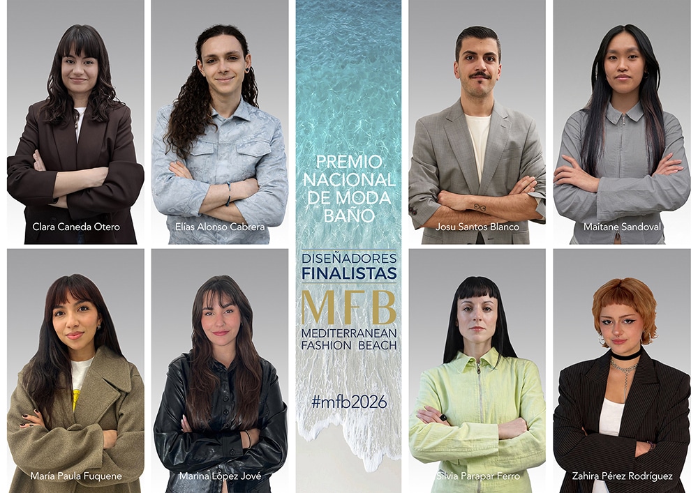 MFB revela el talento que definirá el futuro: ocho finalistas competirán por el Premio Nacional de Moda Baño 2026