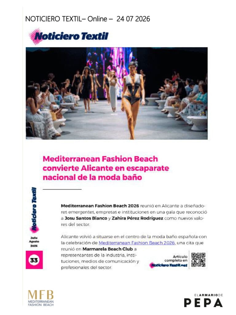 Noticiero Textil especial Mediterranean Fashion Beach 2026